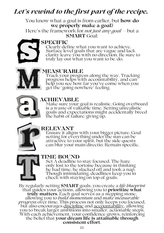 Ready, Set, Goal Planner