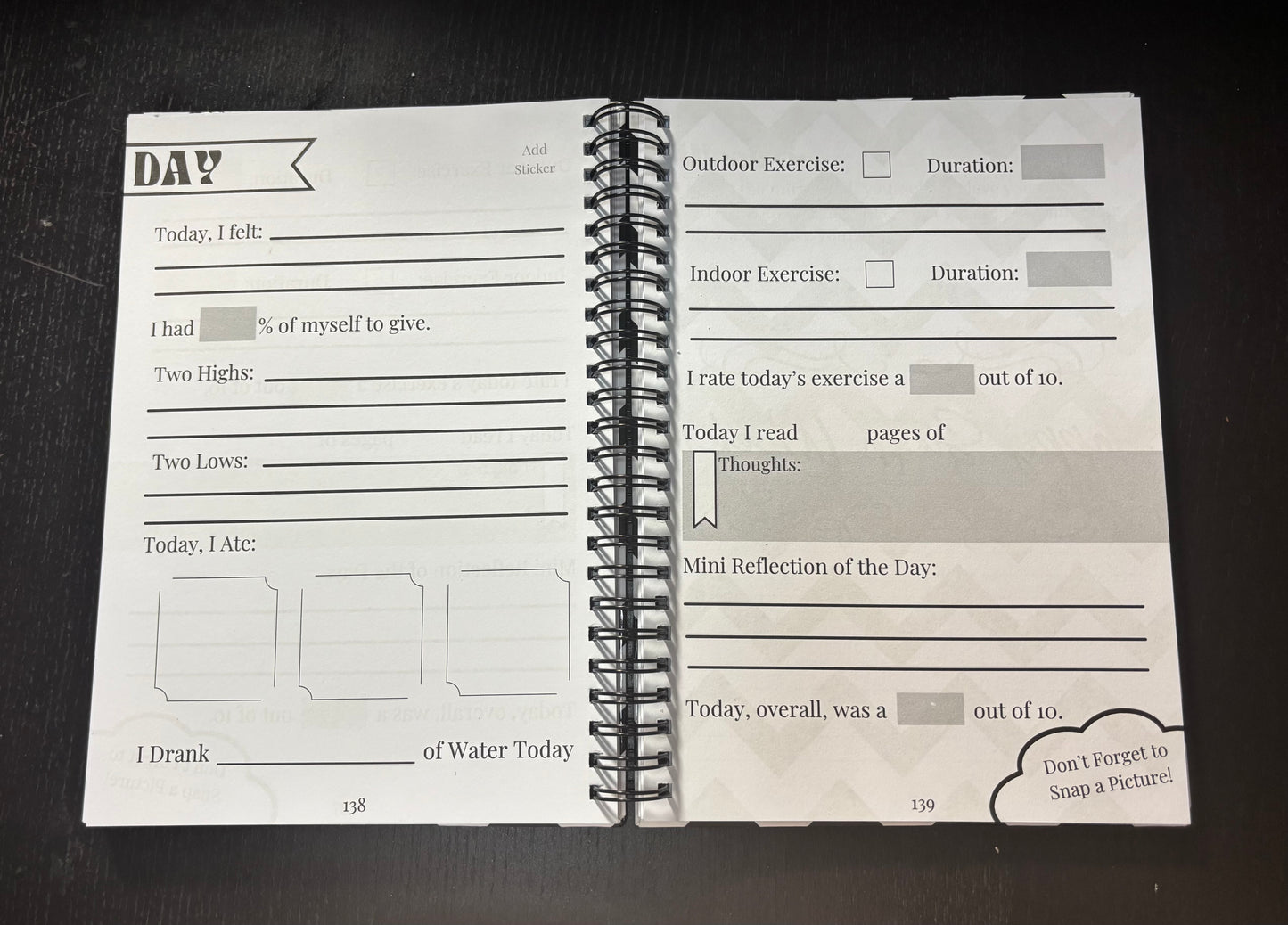 75 Day Challenge Tracker & Journal